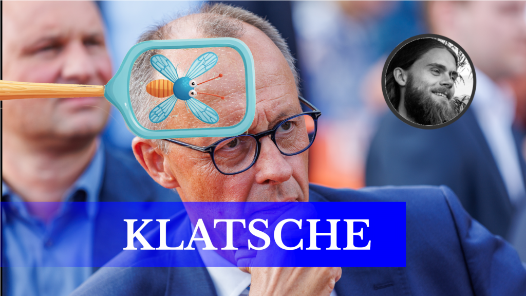 Das aktuelle Bild hat keinen Alternativtext. Der Dateiname ist: Merz-Klatsche.png